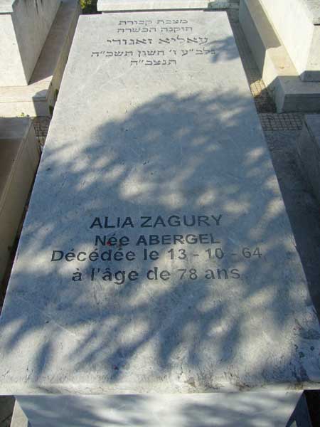 Надгробие ZAGURY Alia