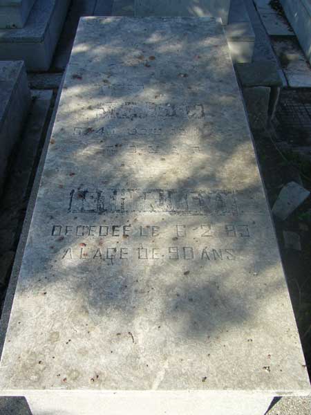 Stèle de LEVY Esther