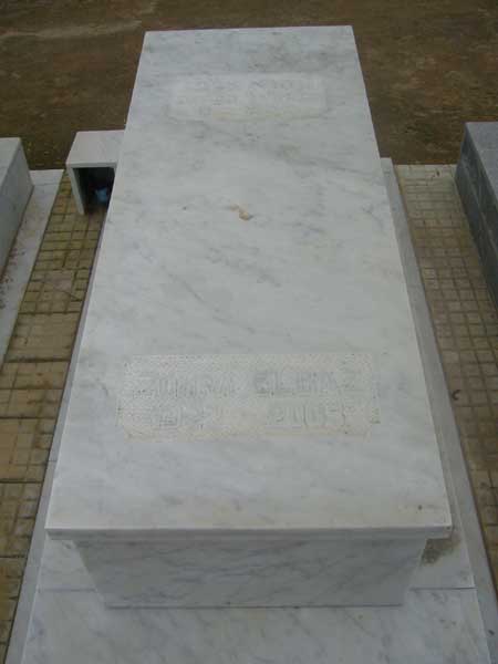 Grafsteen van ELBAZ Zohra