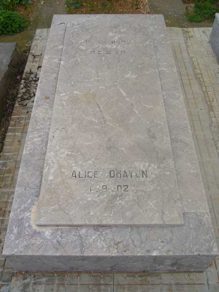 Stèle de OHAYON Alice