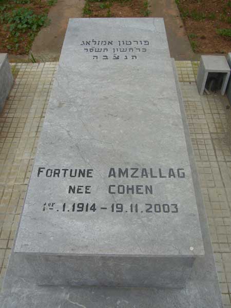 AMZALLAG Fortune fejfája