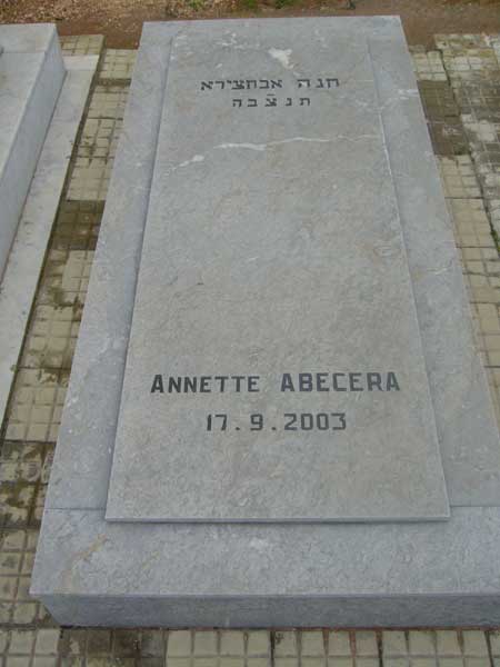 Tombstone of ABECERA Annette