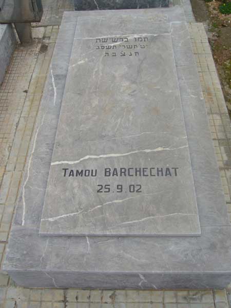 מצבת BARCHECHAT Tamou