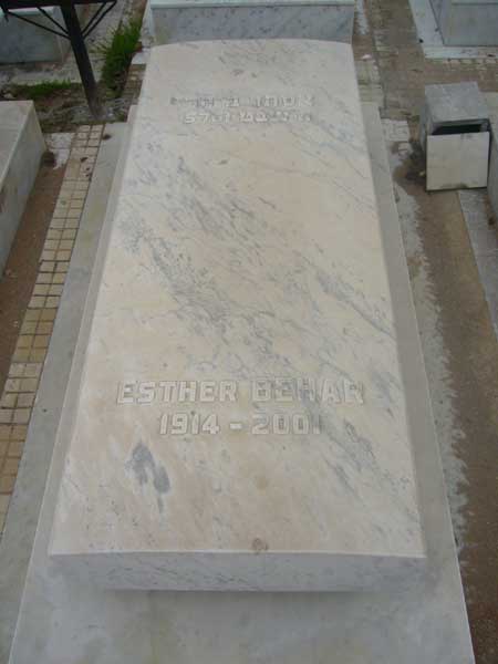 Grabstein von BEHAR Esther