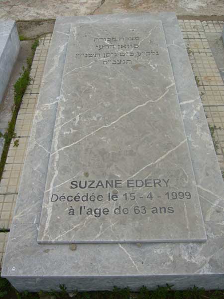 Stèle de EDERY Suzanne