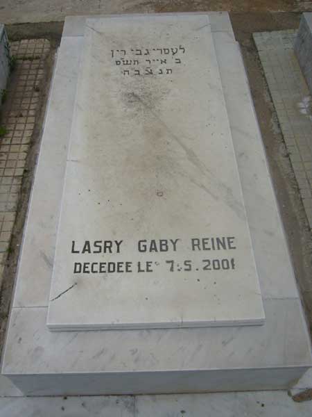 מַצֵּבה פון LASRY Gaby Reine