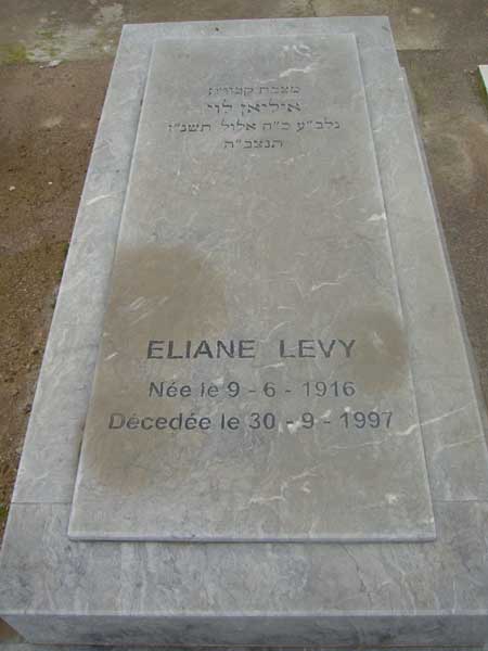 Stèle de LEVY Eliane