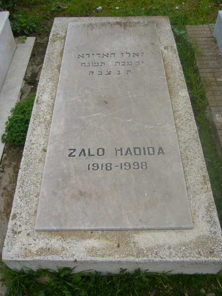 HADIDA Zalo 的墓碑