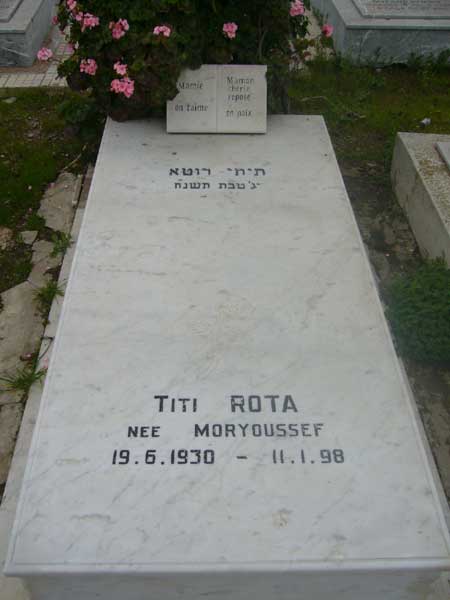 Tombstone of ROTA Titi