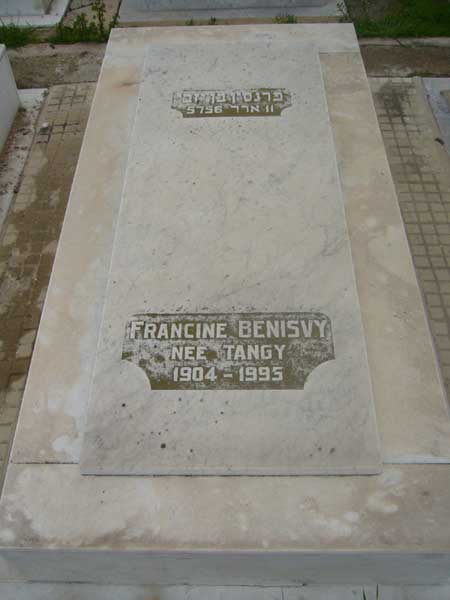 Grabstein von BENISVY Francine