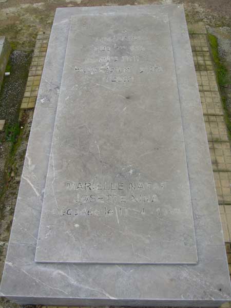 Tombstone of NATAF Marielle