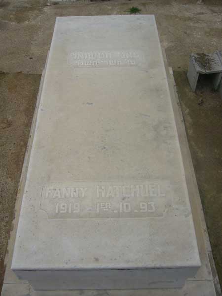 HATCHUEL Fanny 的墓碑