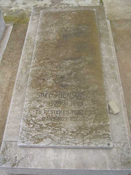 Grabstein von BENSIMON Simy