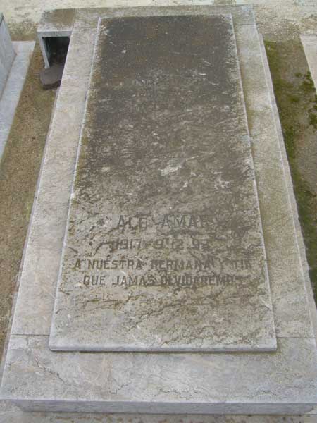 Tombstone of AMAR Alo