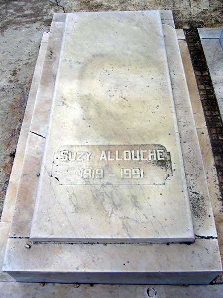Tombstone of ALLOUCHE Suzy