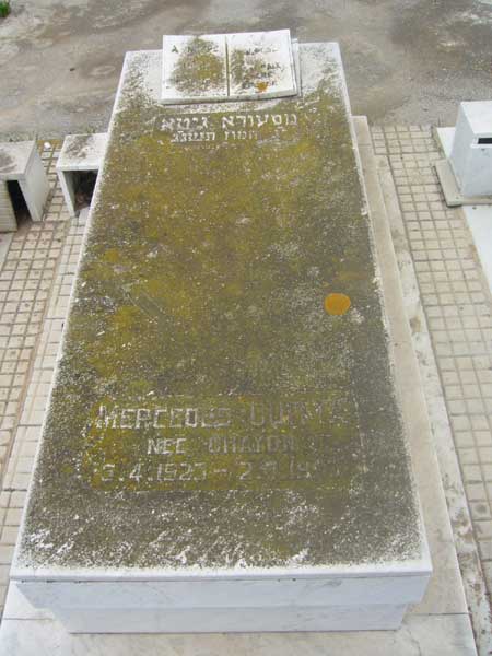 Stèle de GUETTA Mercedes