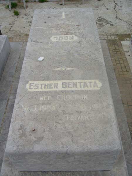 Надгробие BENTATA Esther