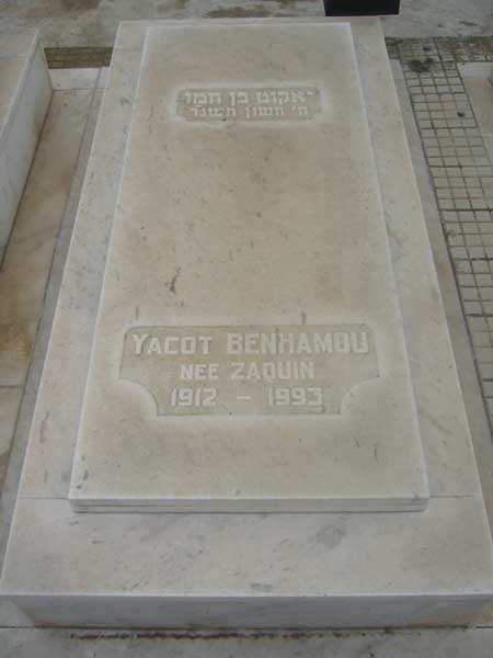 Estela de BENHAMOU Yacoth