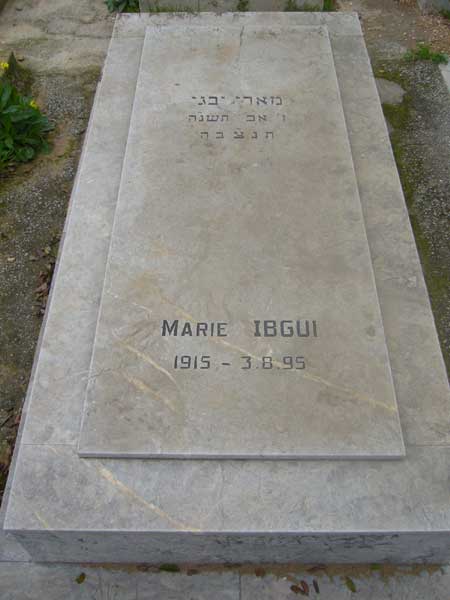 Tombstone of IBGUI Marie