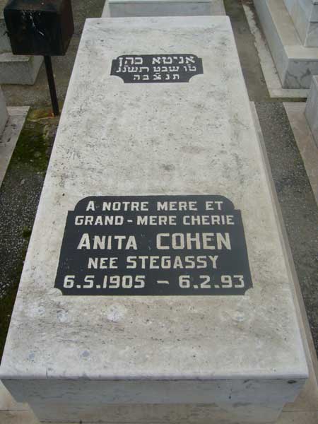 מַצֵּבה פון COHEN Anita