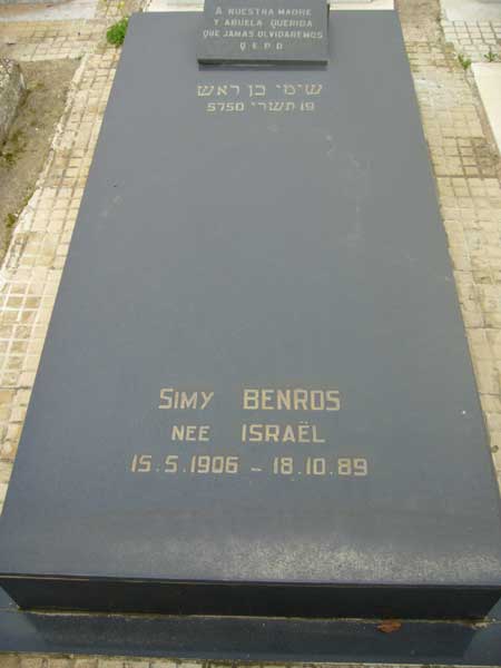 BENROS Simy 的墓碑