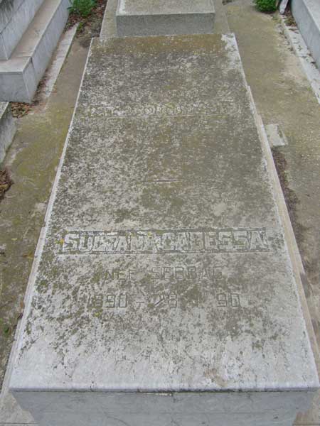 شاهدة قبر CABESSA Sultana