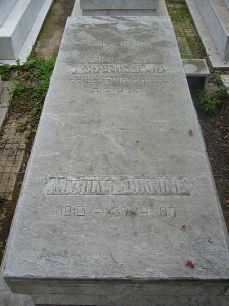 Stèle de OIKNINE Myriam