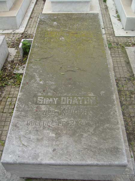 Stèle de OHAYON Simy