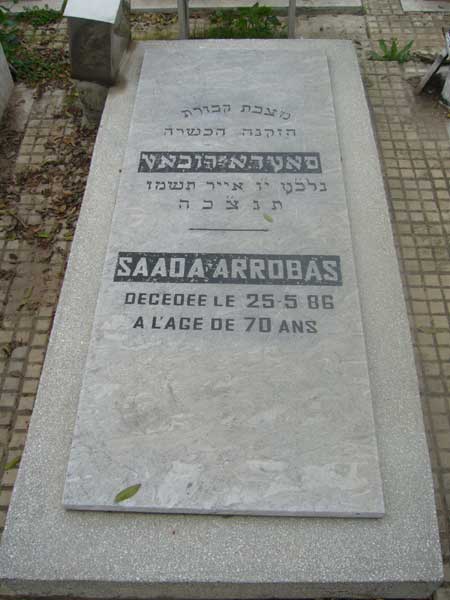 מַצֵּבה פון ARROBAS Saada