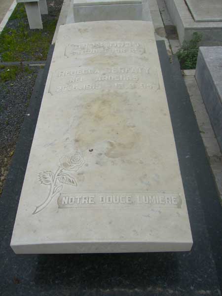 מצבת SERFATY Rebecca