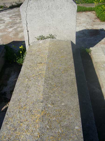 Grafsteen van HARROCH Nessim