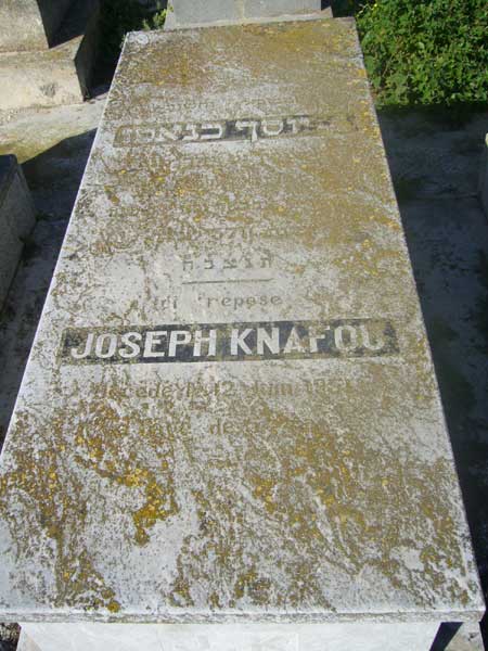 KNAFOU Joseph 的墓碑