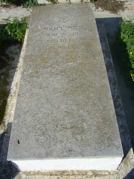 Tombstone of LUGASSY Joseph
