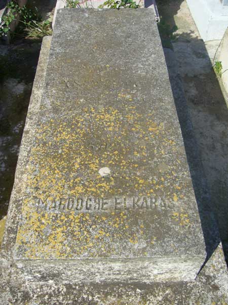 ELKABAS Mardoche fejfája