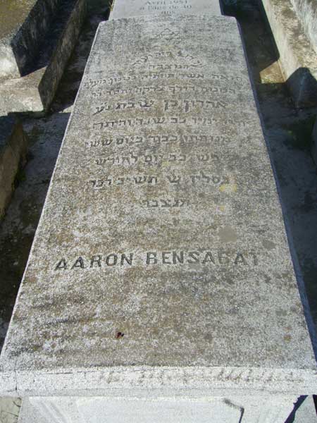 BENSABAT Aaron 的墓碑