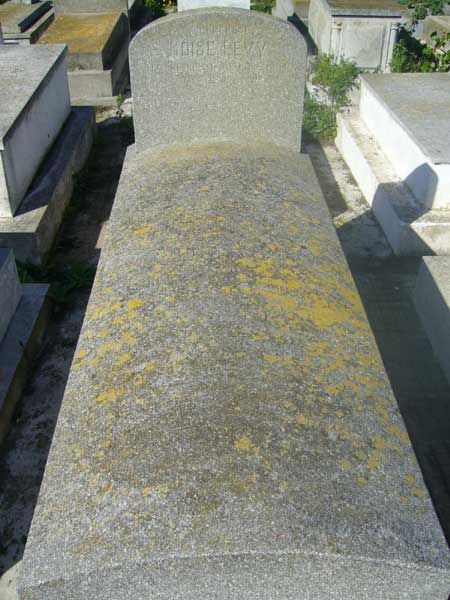 Tombstone of LEVY Moise