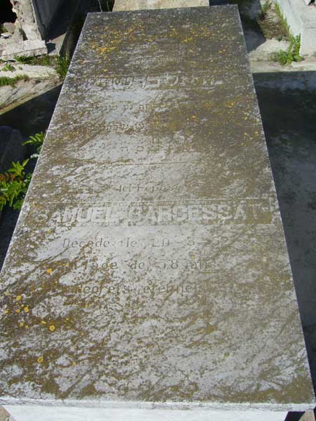 Grabstein von BARCESSAT Samuel