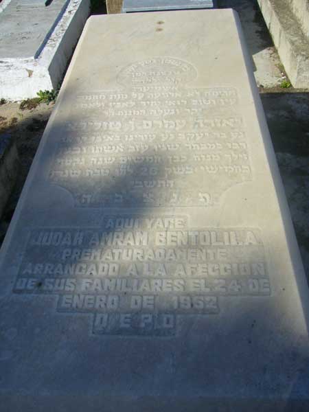 Grabstein von BENTOLILA Judah Amram