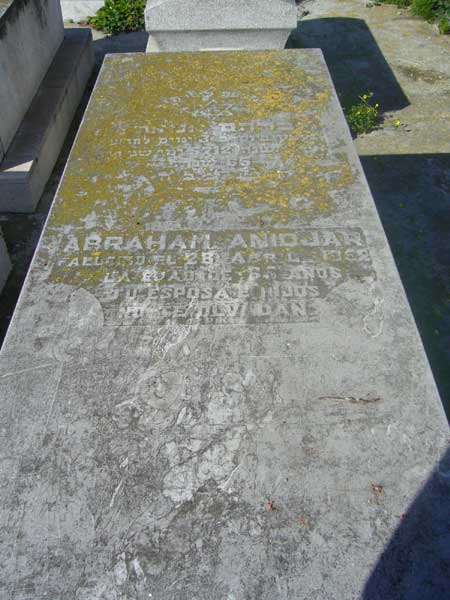 ANIDJAR Abraham fejfája