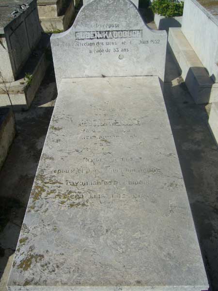 Grafsteen van KADDOUCH Ruben