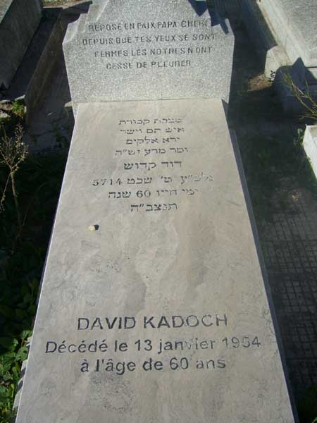 KADOCH David 的墓碑