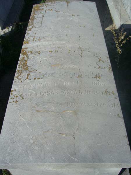 Lápide de BENDRIHEM Lazare