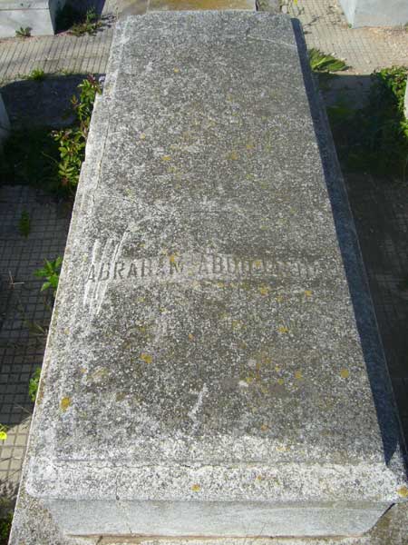 Tombstone of ABOUDARHAM Abraham