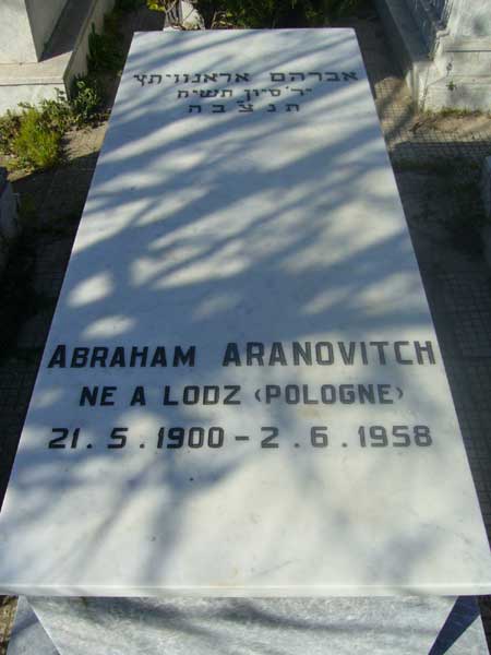 Estela de ARANOVITCH Abraham