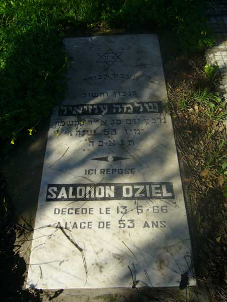 Tombstone of MALCA Elie