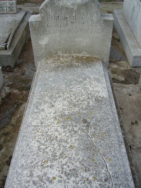 Stèle de HAZAN Ruben