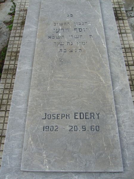 Grafsteen van EDERY Joseph