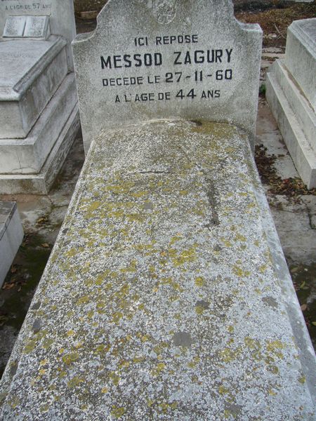 شاهدة قبر ZAGURY Messod / Prosper