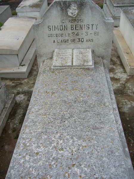 Grabstein von BENISTY Simon