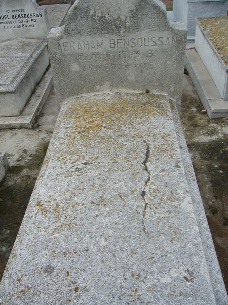 BENSOUSSAN Abraham 的墓碑